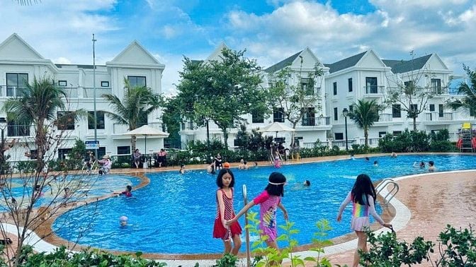 Biệt thự song lập view hồ giá tốt, sẵn sổ dự án Ecocity KM7