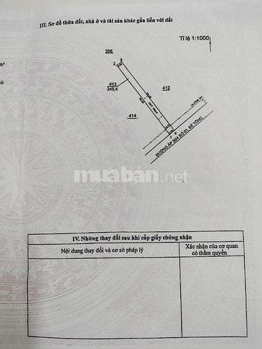 348m2 chỉ 420tr có sẵn 100m2(TC) kế bên trung tâm hành chính Phú Giáo