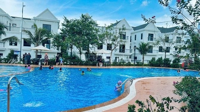 Biệt thự song lập view hồ giá tốt, sẵn sổ dự án Ecocity KM7