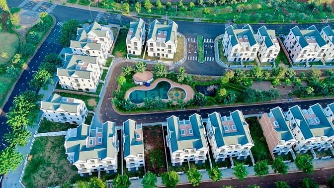 Biệt thự song lập view hồ giá tốt, sẵn sổ dự án Ecocity KM7