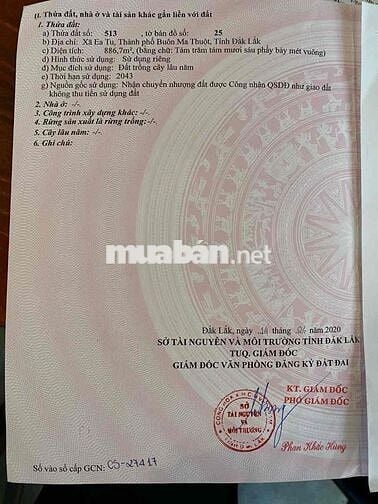 Đất Eatu sào km11 Quốc Lộ 26 Buôn Ma Thuột Đăk Lăk