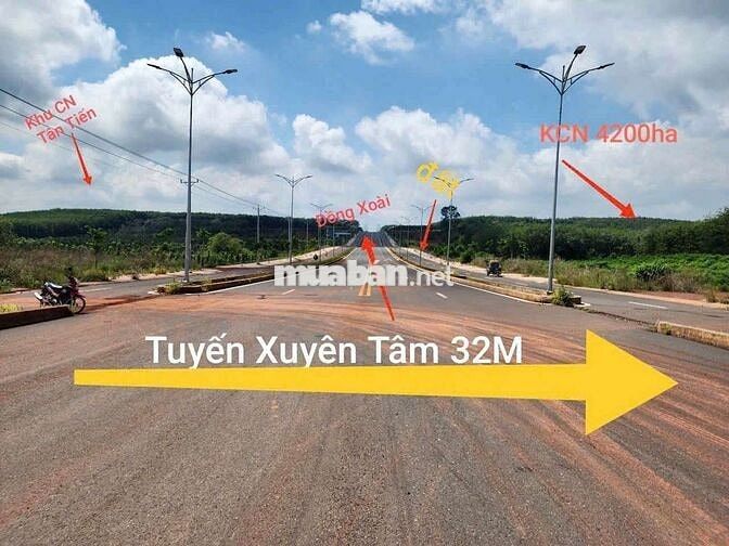 Cần bán gấp đất tuyến đường xuyên tâm 32m giá 630tr