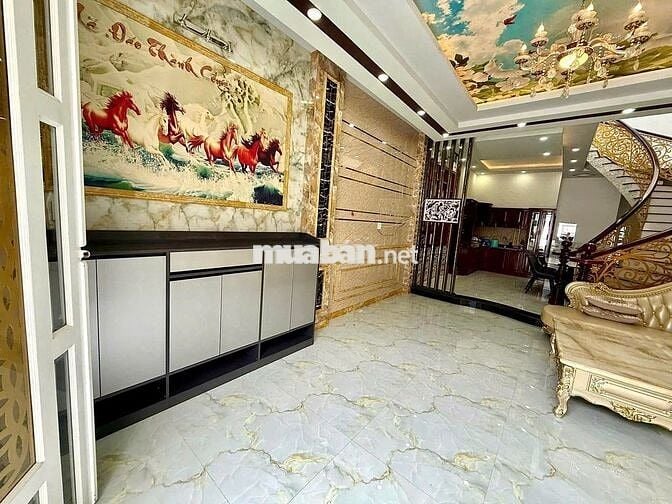 Nhà trệt lầu 3PN có nội thất KDC Quân Báo (gần ĐH Y Dược) 10 triệu