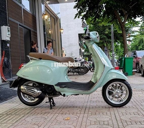 Vespa Primavera 2023 Xanh mint ODO lướt