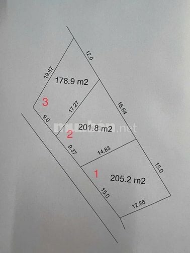 Bán 3 Lô Xây Nhà Vườn Ven Sông Trà Khúc Quảng Ngãi 