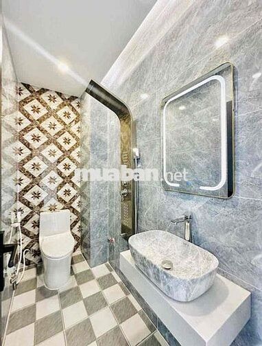 NHÀ BÁN MẶT TIỀN(56m2) ĐƯỜNG THÔNG 8M - FULL NỘI THẤT HIỆN ĐẠI,GIÁ TỐT