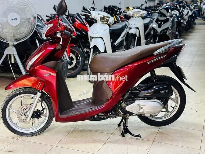 XE MÁY THỊNH PHÁT- HONDA VISION ĐỎ MẬN BIỂN HÀ NỘI