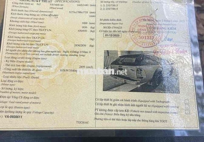 Ford Ranger 2011 , 2.5L 4x2 MT - xe zin, đẹp hiếm