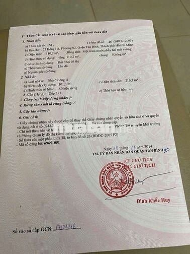 Bán Nhà Góc 2Mt Hồng Hà ngay Sân Bay