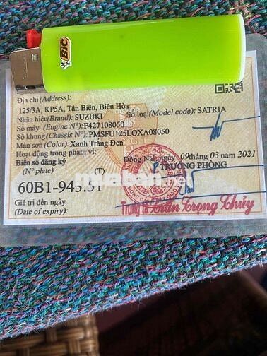 Xe xipo giấy tờ DĐ trùng số khung, số máy
