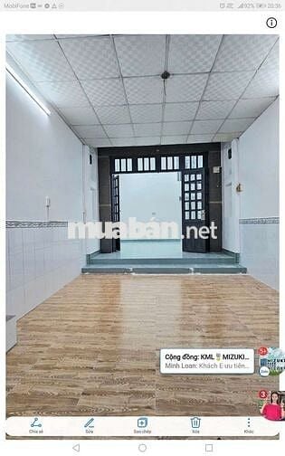 NHÀ MỚI ĐẸP 4X14 HẺM XE HƠI 1886 HUỲNH TẤN PHÁT VỪA Ở BUÔN BÁN KD