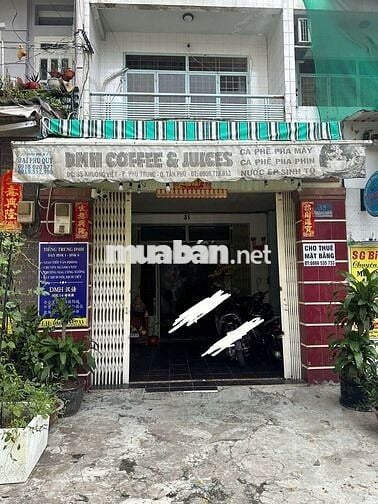 Bán nhà mặt tiền đường Khuông Việt phường Phú Trung quận Tân Phú