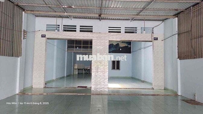Cho thuê nhà 8m x 32m mặt tiền Phan Văn Hớn, Ấp 2, XTT, Hóc Môn