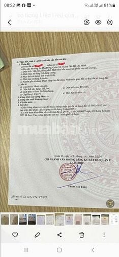 Cần bán nhà cấp 3,võ thị thừa, phường an phú đông q12 