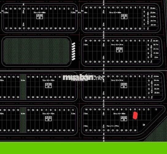 Bán Đất nền Daresco  sau lưng nhà mẫu đường N2 .