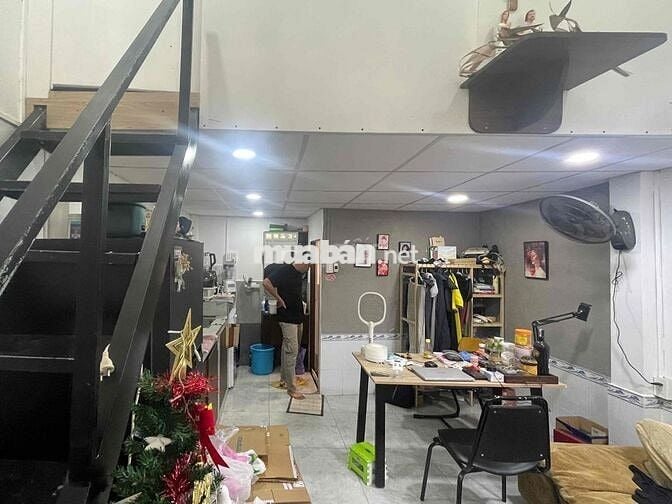nhà ở 1 trệt 1 gác (tổng 40m2) 1PN riêng full nội thất kv an ninh