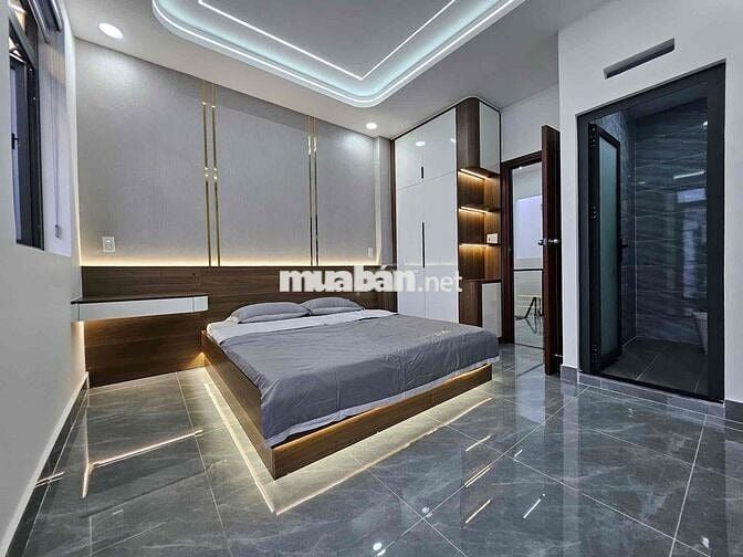 Nhà Mặt tiền Thạnh Xuân 51,1 lầu 4x14 đường xe hơi