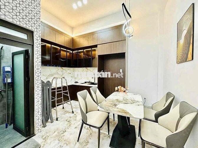BÁN NHÀ LẦU MỚI HẺM 160 TẦM VU FULL NỘI THẤT