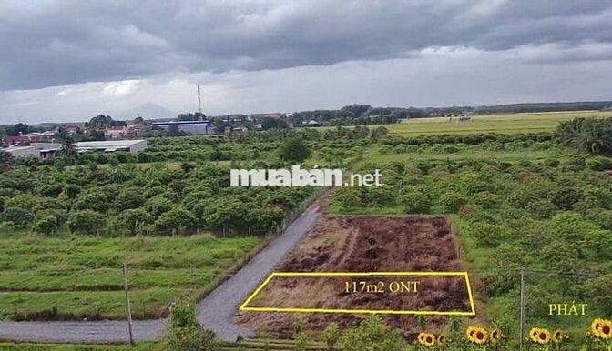 ngang 6m có 2 mặt tiền. full thổ cư. Ngay KCN Phước Đông. 695 tr