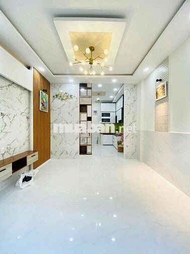 Nhà Bán mới hoàn hiện lương văn can P.15 Q8