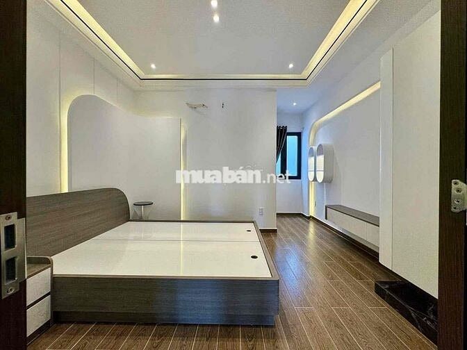 đường LÊ VĂN QUỚI giáp Bốn Xã - nhà mới 5 tầng, tặng full nội thất