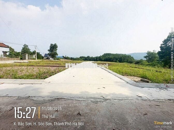 Bán đất Phúc Xuân, Sóc Sơn, 100m2, Full thổ cư, Phân lô ô tô tránh