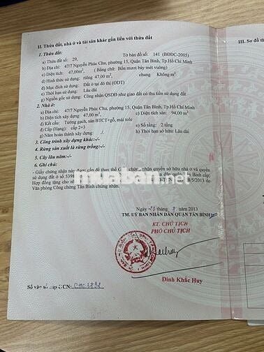 Chính chủ, 1trệt 1lầu, p15 tân bình, giá siêu mềm