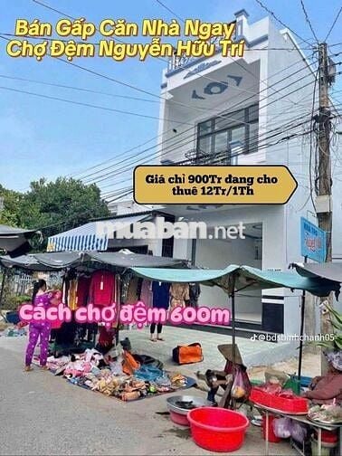 cần bán nhà ngay chợ đệm, TT Tân Túc, #BC