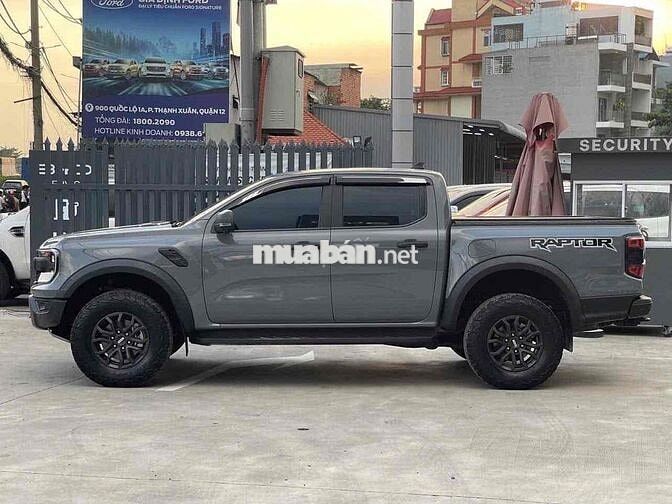 HÃNG BÁN FORD RAPTOR XÁM 2023 SIÊU ĐẸP, VAY 70%