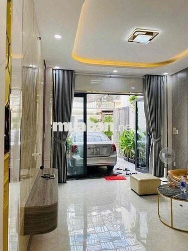 Nhà Rộng Đẹp Dài DT 4x25m 1Trệt 1Lầu 3Pn 3Wc Sân Rộng Đậu Ôtô Hẻm Tải