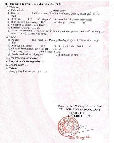 Nhà 2 mặt tiền hẻm Thái Văn Lung, Phường Sài Gòn, 47,5m², giá 32 tỷ