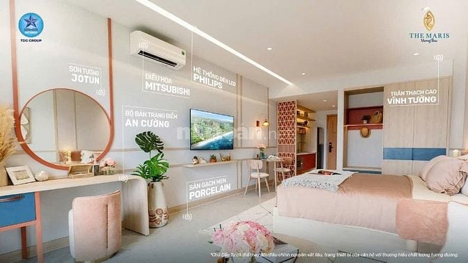 Chỉ 400 triệu sở hữu căn hộ mặt tiền biển, bàn giao full nội thất 
