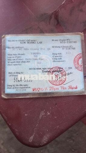Dư dùng bán xe giấy tờ đầy đủ máy ngon rẻ 2tr500