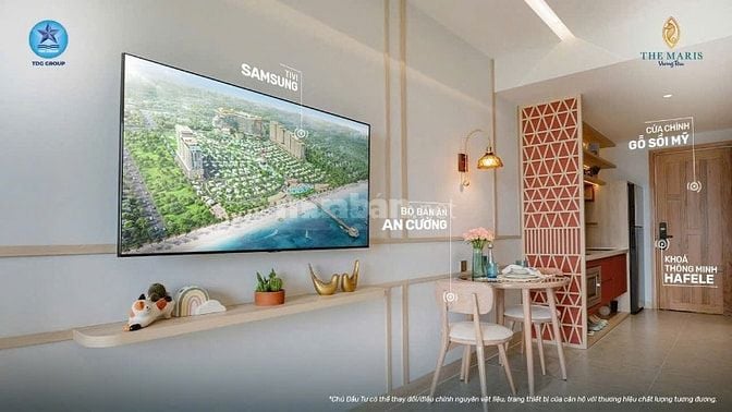 Chỉ 400 triệu sở hữu căn hộ mặt tiền biển, bàn giao full nội thất 
