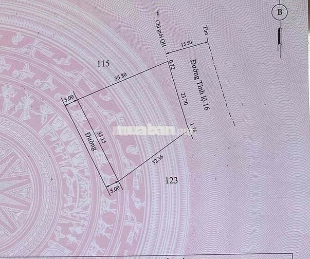 Mặt Tiền Đường Nhựa Tỉnh Lộ 16