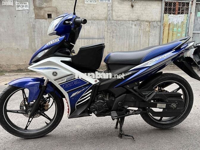 xe yamaha exciter 2013 màu xanh trắng mới ken 90 %