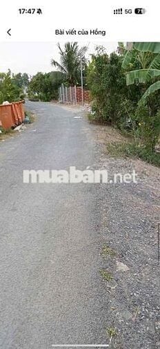 Dư Miếng Đất Nền 165m2 Thổ Cư Ngay Trung Tâm Long Mỹ - Long Hồ