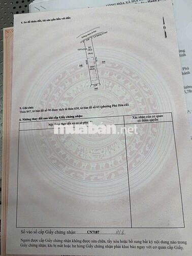 🔥BÁN ĐẤT PHÚ HOÀ – PHÚ LỢI, TPHCM | 5x30m, GIÁ 2TỶ950, ĐƯỜNG NHỰA 4M