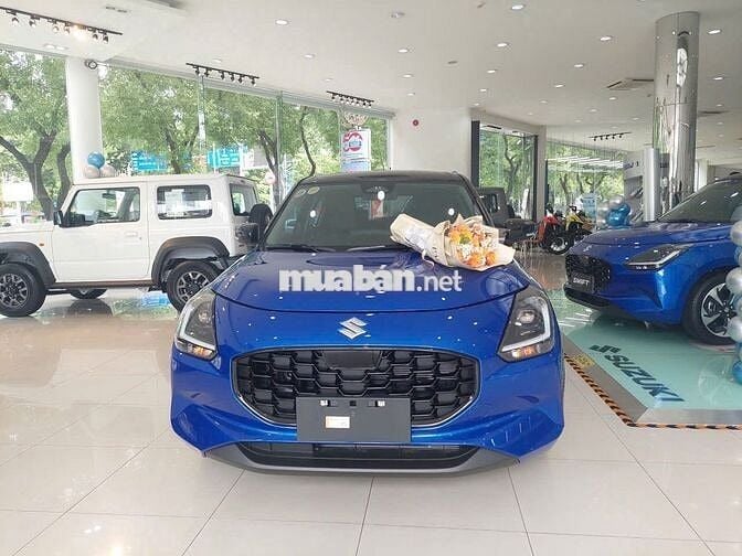 Suzuki Swift 2025 màu XANH-ĐEN giao ngay