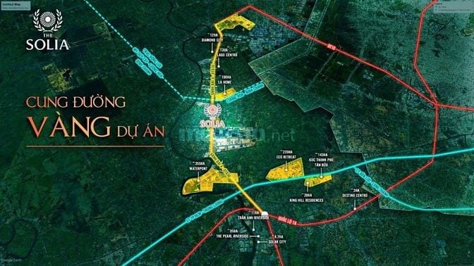 HOT ! Đất nền The Solia giá cực đẹp, Sổ riêng cầm tay mt Vành đai 4