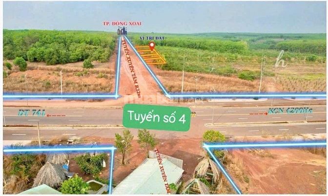#ĐẤT ĐƯỜNG XUYÊN TÂM , 2LÔ L,K  10X40X200mTHỔ CƯ , TÀI CHÍNH 300TR/NỀN