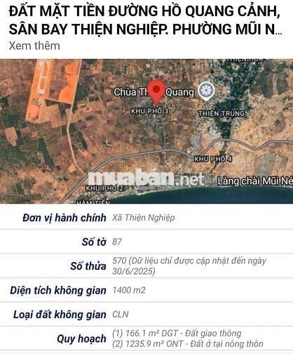 ĐẤT SÂN BAY THIỆN NGHIỆP PHAN THIẾT ,BÌNH THUẬN