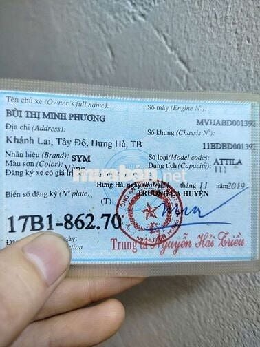 Xe đời mới có Fi phun xăng điện tử.còn mới toanh