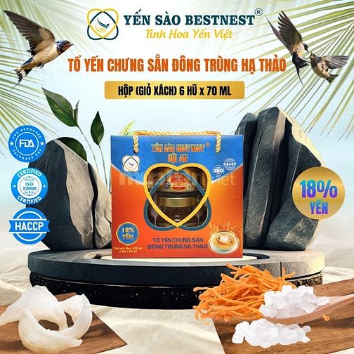 TỔ YẾN CHƯNG ĐÔNG TRÙNG HẠ THẢO 18% 