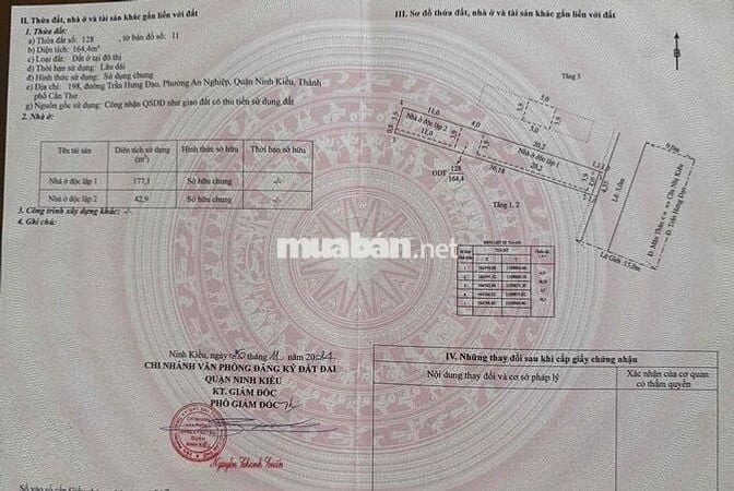 Nhà 1 Trệt 2 lầu mặt tiền đường Mậu Thân thuận tiện mua bán