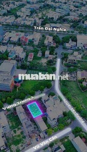 BÁN ĐẤT BIỆT THỰ ĐÀ NẴNG GIÁ KHÁ RẺ -MẶT TIỀN đg VÙNG TRUNG 3: 7,5x20m