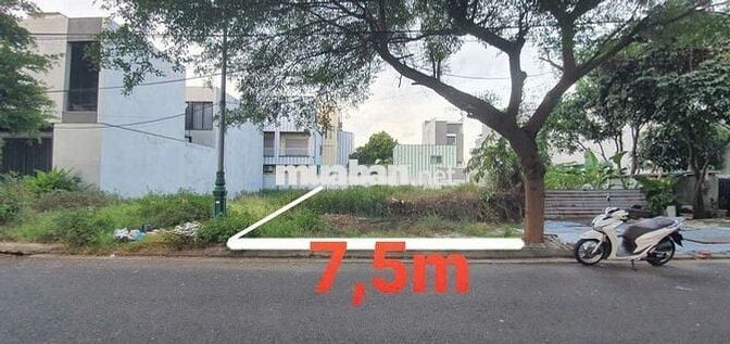 BÁN ĐẤT BIỆT THỰ ĐÀ NẴNG GIÁ KHÁ RẺ -MẶT TIỀN đg VÙNG TRUNG 3: 7,5x20m