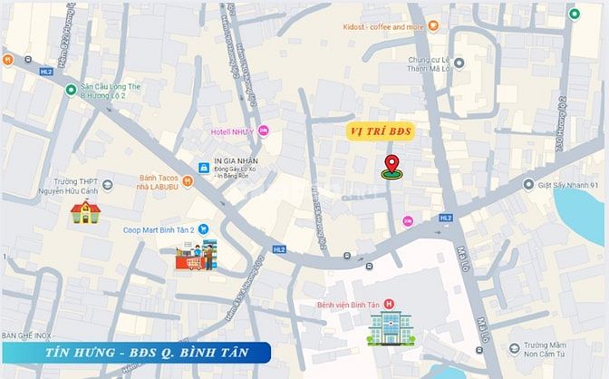 Bán nhà mới hẻm ô tô, 752/ Hương Lộ 2, DT 4 x 13m, 3.5 tấm, 5.38 tỷ. 
