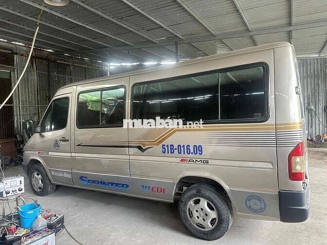 Mercedes Sprinter tải van 6 chỗ /850kg đời 2007