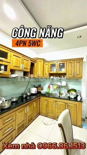 Nhà đẹp 52m2 gần Vincom Nguyễn Xí, chủ bán 2 tỷ 580. Hẻm 7m,xây 4 tầng